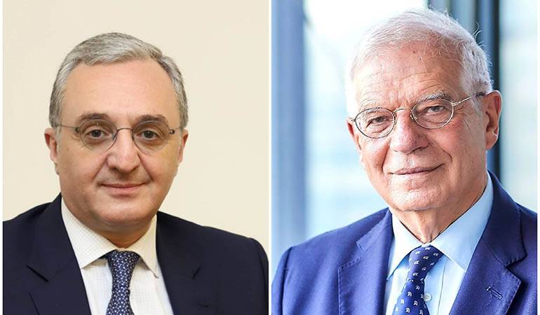 Phone conversation of Zohrab Mnatsakanyan with Josep Borrell, High Representative of the EU for Foreign Affairs and Security Policy