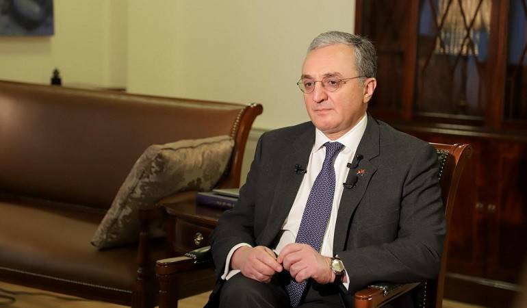 Interview of the Foreign Minister of Armenia Zohrab Mnatsakanyan to the Interfax News Agency