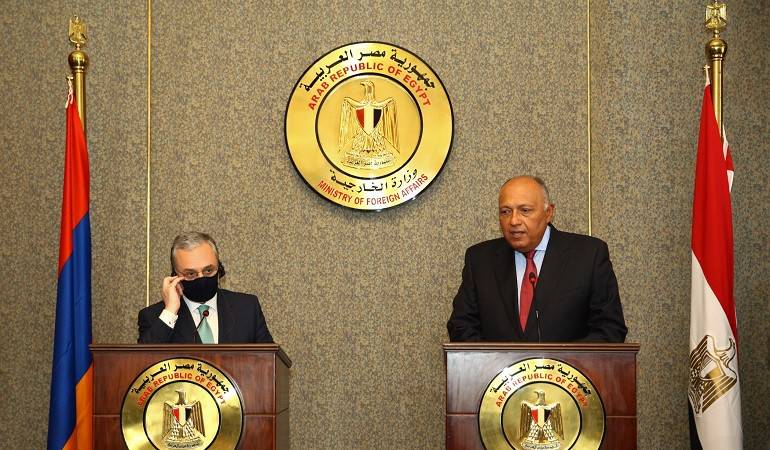 Remarks and answer to a question of journalist by Foreign Minister Zohrab Mnatsakanyan during the joint press conference with Foreign Minister of Egypt Sameh Shoukry