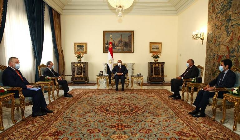 Foreign Minister Zohrab Mnatsakanyan had a meeting with the President of Egypt