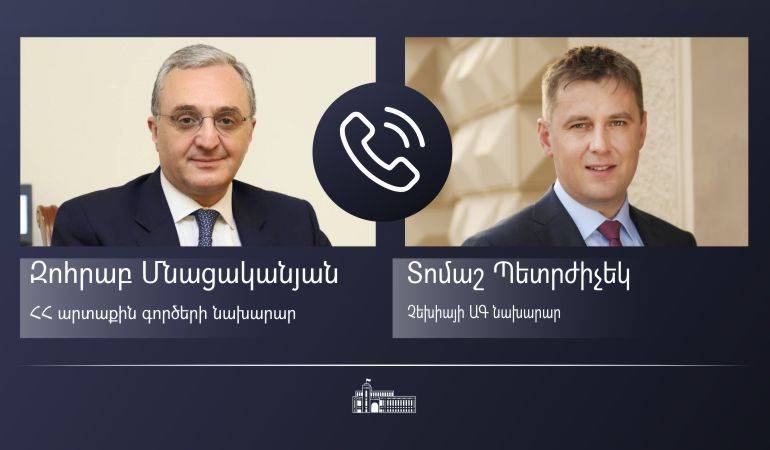 Phone conversation of the Foreign Ministers of Armenia and Czech Republic