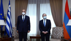 Foreign Minister Zohrab Mnatsakanyan met with the Foreign Minister of Greece Nikos Dendias
