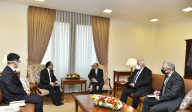 Foreign Minister Ara Aivazian received the newly appointed Ambassador of China Fan Yong