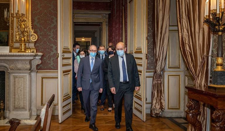 Meeting of Foreign Ministers of Armenia and France