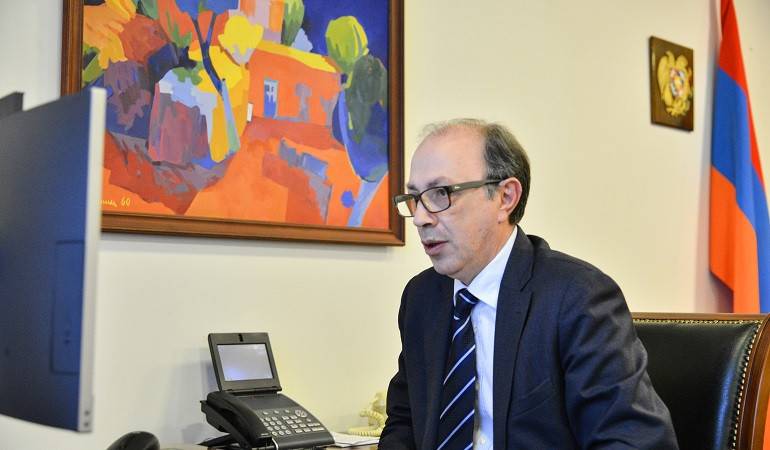 Video call between the Foreign Ministers of Armenia and Sweden