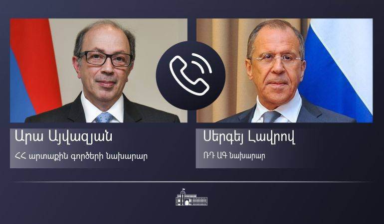 Foreign Minister of Armenia Ara Aivazian had a phone conversation with his Russian counterpart