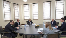 Foreign Minister Ara Aivazian held a meeting with the Ambassadors of the OSCE Minsk Group Co-Chair countries to Armenia
