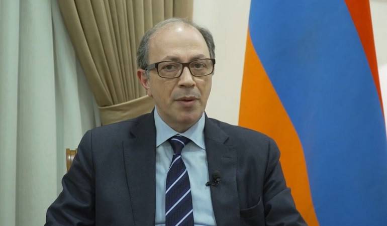 Видеообращение министра иностранных дел Республики Армения Ара Айвазяна по случаю 20-летия членства Армении в Совете Европы