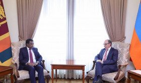 Foreign Minister of Armenia Ara Aivazian received the Ambassador of Sri Lanka