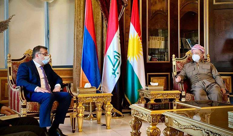 The meetings of Deputy Foreign Minister of Armenia Artak Apitonian in Iraqi Kurdistan