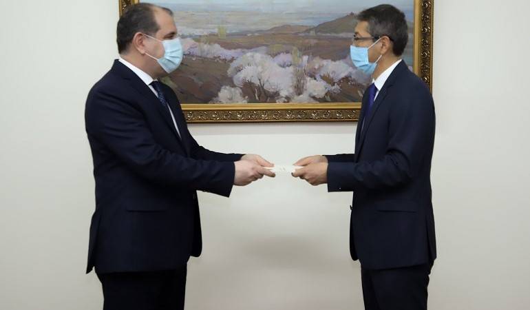 Deputy Foreign Minister of Armenia received the Ambassador of the Republic of Kazakhstan