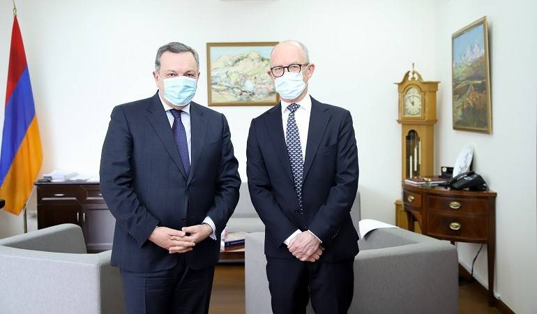Deputy Foreign Minister of Armenia received the Ambassador of the Kingdom of Denmark
