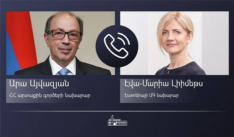 The phone conversation of the Foreign Minister of Armenia with the Foreign Minister of Estonia