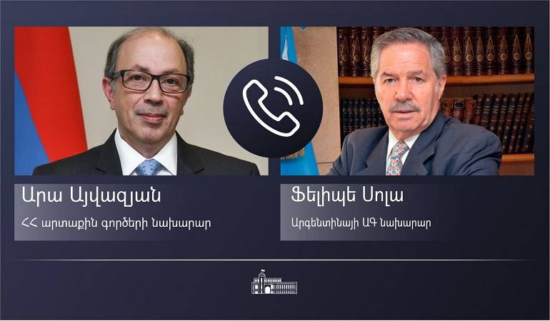 Phone conversation between Foreign Ministers of Armenia and Argentina was held