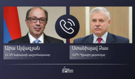 Phone conversation of Acting Minister of Foreign Affairs Ara Aivazian with CSTO Secretary General Stanislav Zas
