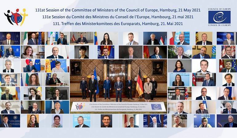 Acting Foreign Minister of Armenia Ara Aivazian participated and made a speech at the 131st online Session of the Committee of Ministers of the Council of Europe