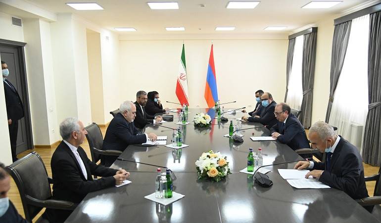 ՀՀ ԱԳ նախարարի պաշտոնակատար Արա Այվազյանի բացման խոսքը ԻԻՀ ԱԳ նախարար Մոհամմադ Ջավադ Զարիֆի հետ հանդիպմանը