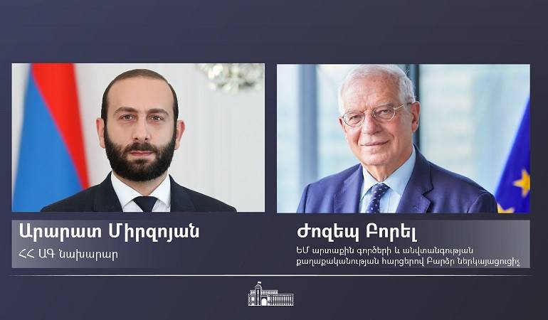 High Representative of the EU Josep Borrell sent a congratulatory message to Ararat Mirzoyan