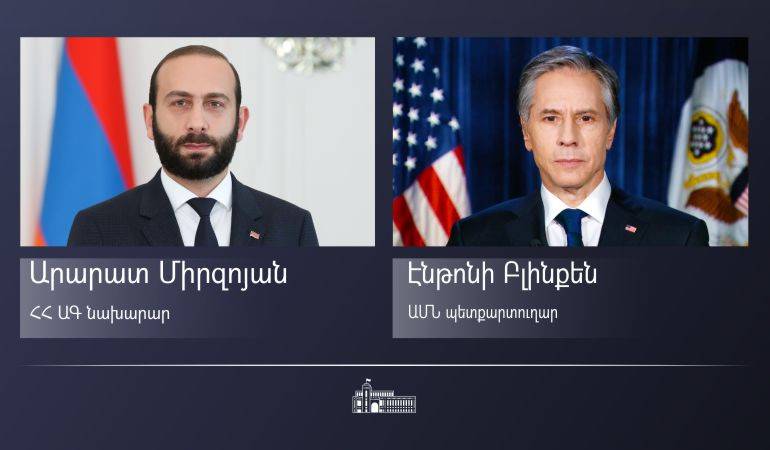 ԱՄՆ պետքարտուղար Էնթոնի Բլինքենը շնորհավորական ուղերձ է հղել Արարատ Միրզոյանին