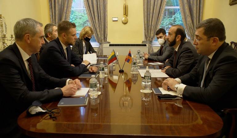 The meeting between the Foreign Ministers of Armenia and Lithuania