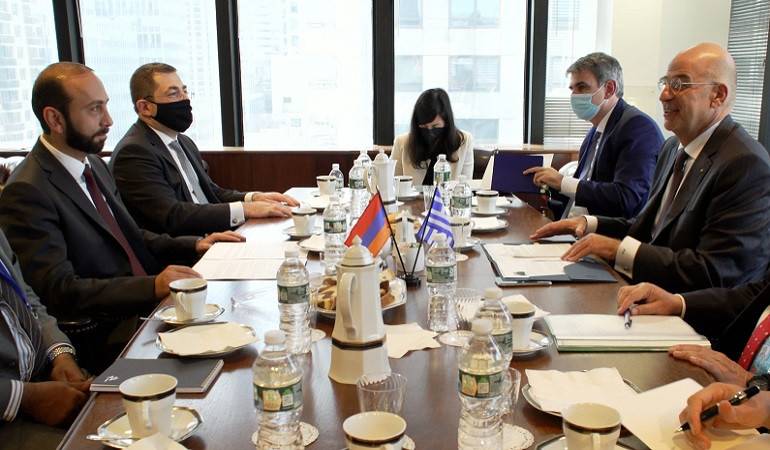 The Meeting of Ministers of Armenia and Greece
