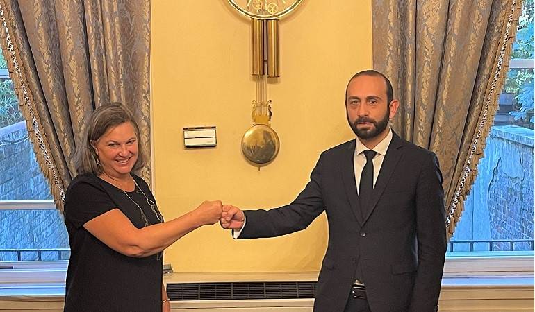 Meeting of Foreign Minister Ararat Mirzoyan with Victoria Nuland, US Under Secretary for Political Affairs