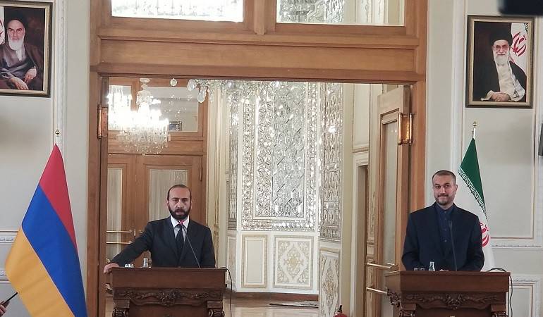 ՀՀ ԱԳ նախարար Արարատ Միրզոյանի խոսքն ԻԻՀ ԱԳ նախարար Հոսսեյն Ամիր Աբդոլլահիանի հետ մամուլի համար համատեղ հայտարարության ժամանակ