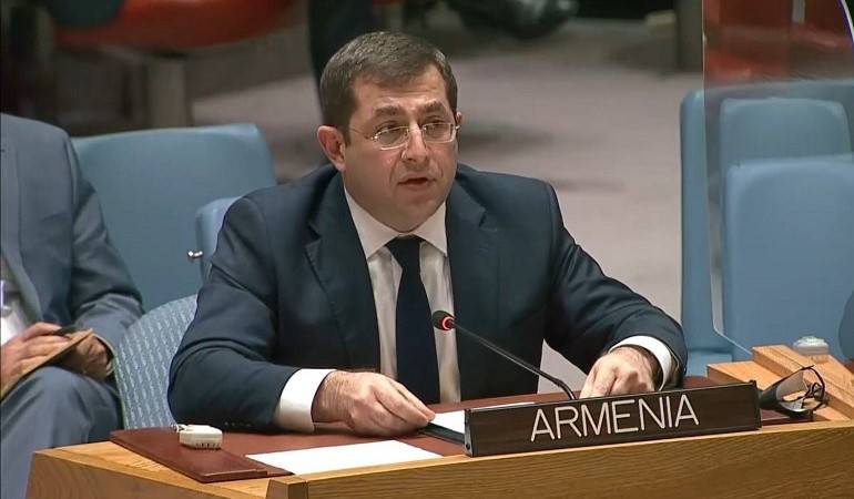 The Permanent Representative of Armenia delivered a statement in the UN Security Council