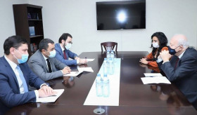 Deputy Minister of Foreign Affairs Vahe Gevorgyan met Miguel Ángel Moratinos, High Representative for the UN Alliance of Civilizations