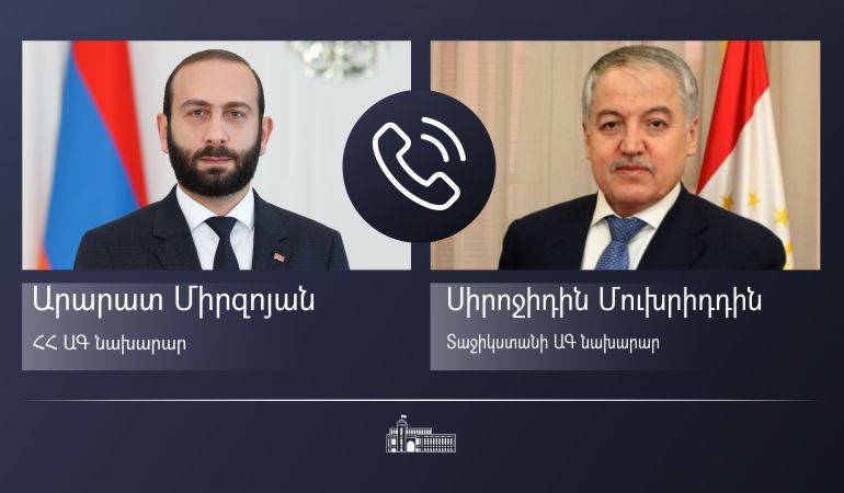 Հայաստանի ու Տաջիկստանի ԱԳ նախարարների հեռախոսազրույցը