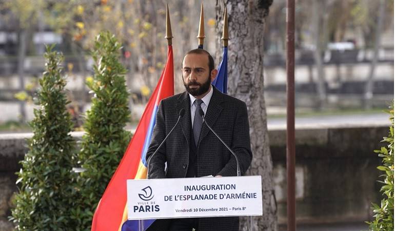 Discours du ministre des Affaires étrangères de la République d’Arménie à l’inauguration officielle de l’Esplanade d’Arménie à Paris