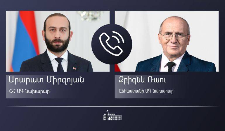 Телефонный разговор глав МИД Армении и Польши