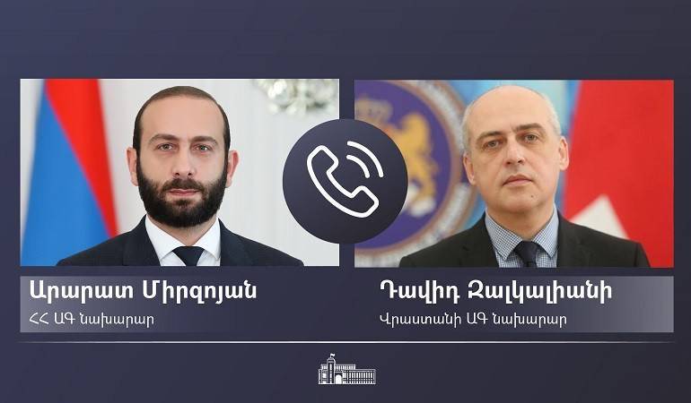 Հայաստանի ու Վրաստանի ԱԳ նախարարների հեռախոսազրույցը