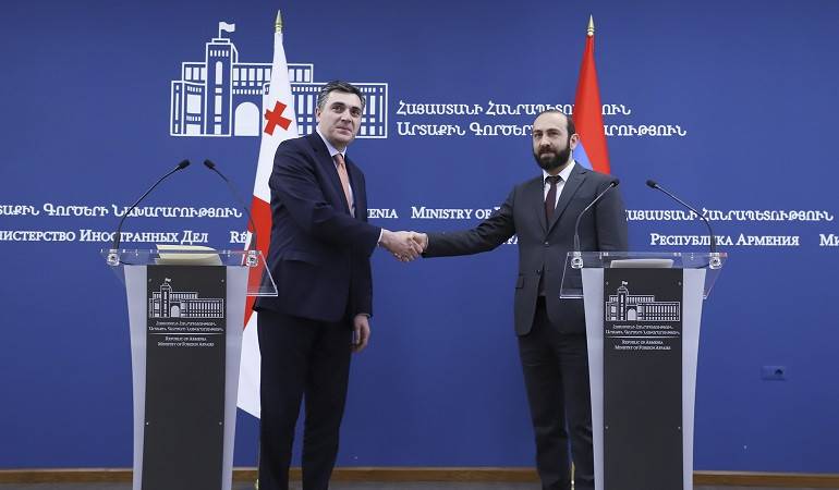 Statement of the Minister of Foreign Affairs of Armenia Ararat Mirzoyan for the press following the meeting with the Minister of Foreign Affairs of Georgia Ilia Darchiashvili