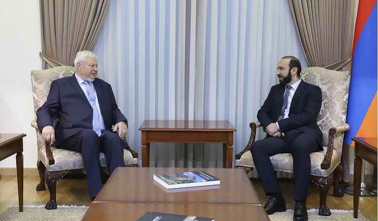 Foreign Minister of Armenia Ararat Mirzoyan received the Personal Representative of the OSCE Chairperson-in-Office