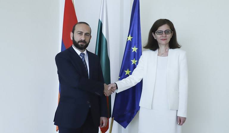 The meeting of the Foreign Ministers of Armenia and Bulgaria took place