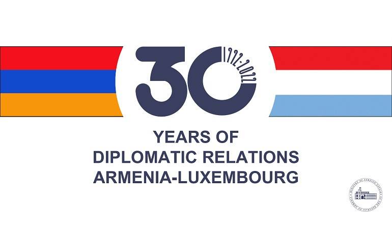 Exchange of congratulatory letters on the occasion of the 30th anniversary of the establishment of diplomatic relations between the Republic of Armenia and the Grand Duchy of Luxembourg