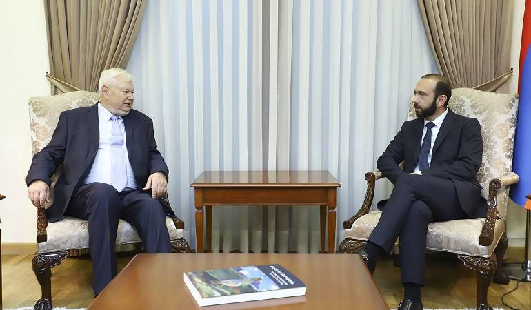 Министр иностранных дел Армении принял личного представителя действующего председателя ОБСЕ