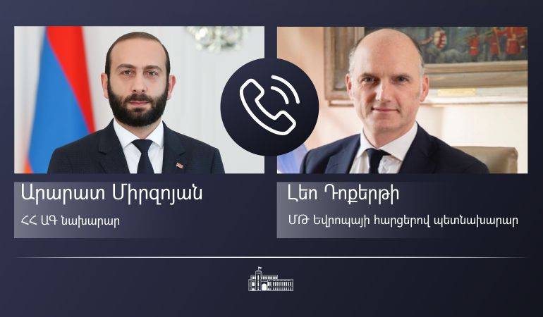 ՀՀ ԱԳ նախարարի հեռախոսազրույցը ՄԹ Եվրոպայի հարցերով պետնախարարի հետ