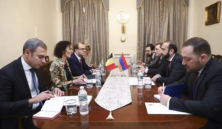 Foreign Minister of Armenia had meeting with Foreign Minister of Belgium