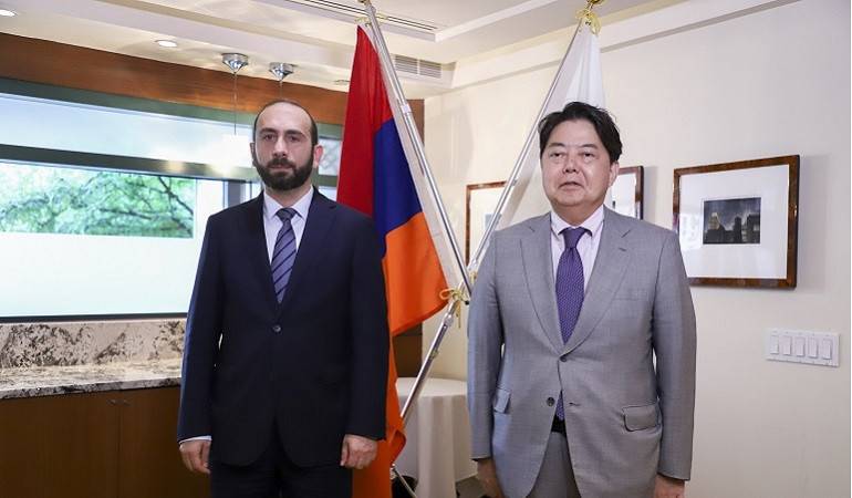 Հայաստանի և Ճապոնիայի ԱԳ նախարարների հանդիպումը