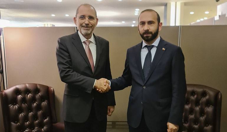 The meeting of the Foreign Ministers of Armenia and Jordan