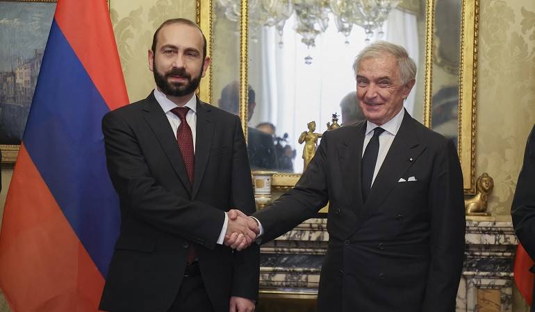 Meeting of the Minister of Foreign Affairs of Armenia with the Grand Chancellor of the Sovereign Order of Malta Riccardo Paternò di Montecupo