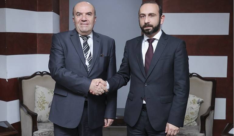 The meeting of the Foreign Ministers of Armenia and Bulgaria