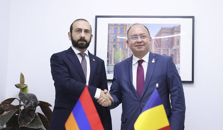 Meeting of the Foreign Ministers of Armenia and Romania