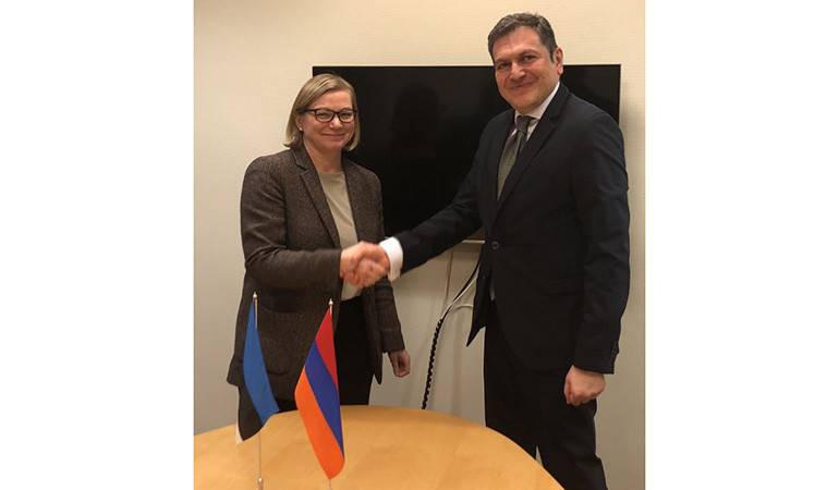 Meeting of the Deputy Foreign Minister of Armenia with the Undersecretary for Political Affairs of Estonia