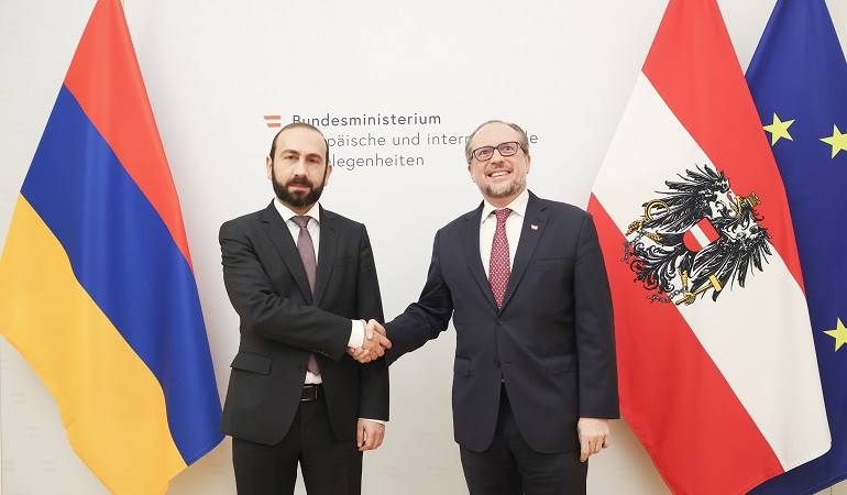 Meeting of the Foreign Ministers of Armenia and Austria