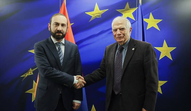 The meeting of the Foreign Minister of Armenia with the High Representative of the European Union for Foreign Affairs and Security Policy
