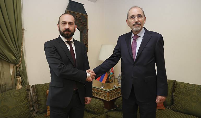 Հայաստանի ու Հորդանանի ԱԳ նախարարների հանդիպումը
