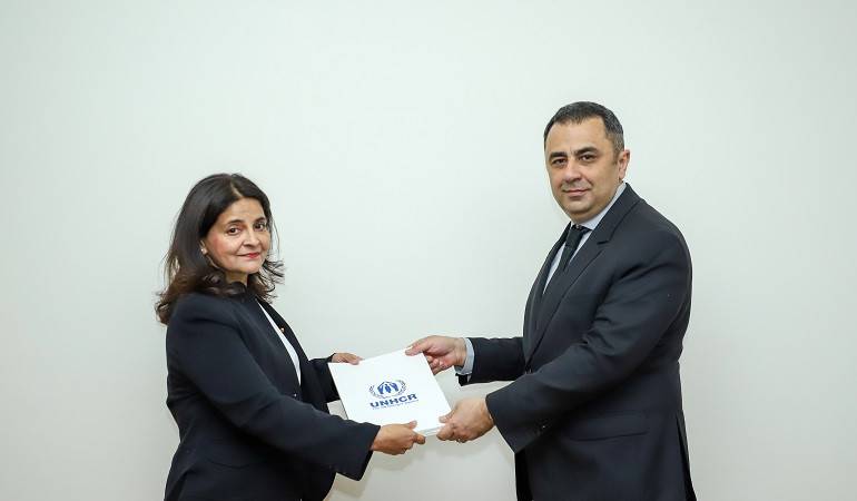 Meeting of Deputy Foreign Minister of Armenia Vahe Gevorgyan with Kavita Belani, the newly-appointed UNHCR Representative in Armenia